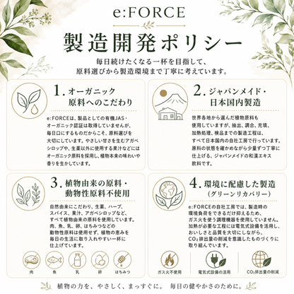 e:FORCE  全6種類セット350ｇ  味わいスタートセット　スタートクーポン付き　
